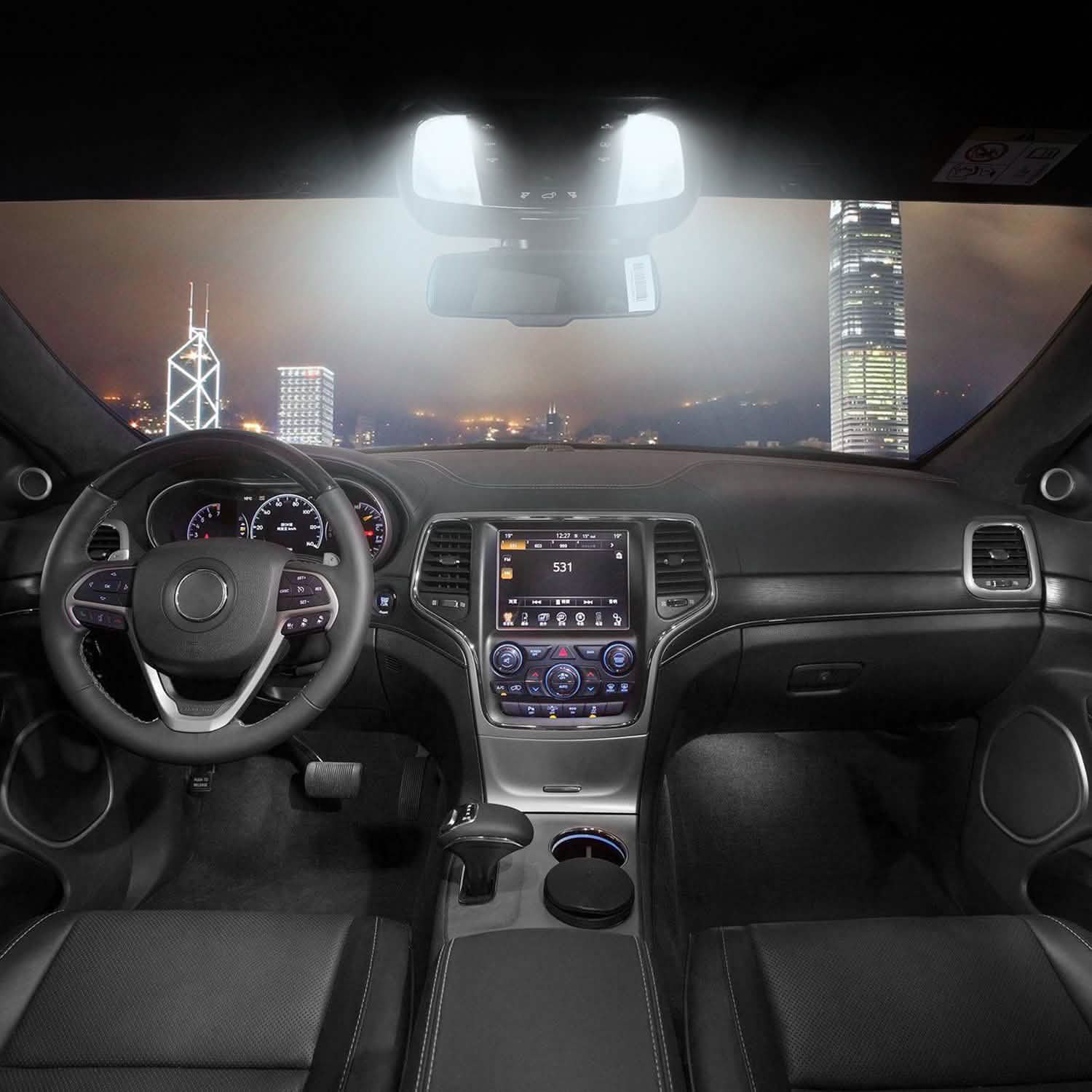 10-Piece: Xenon White Wedge Base LED Bulbs