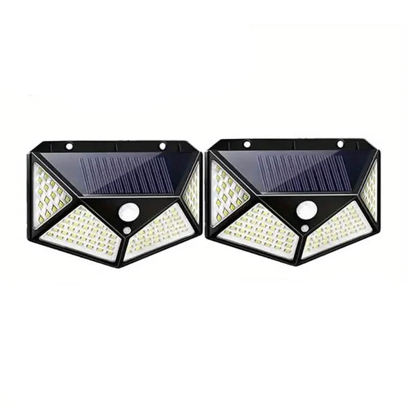 100-LED Solar Rechargeable Outdoor Light