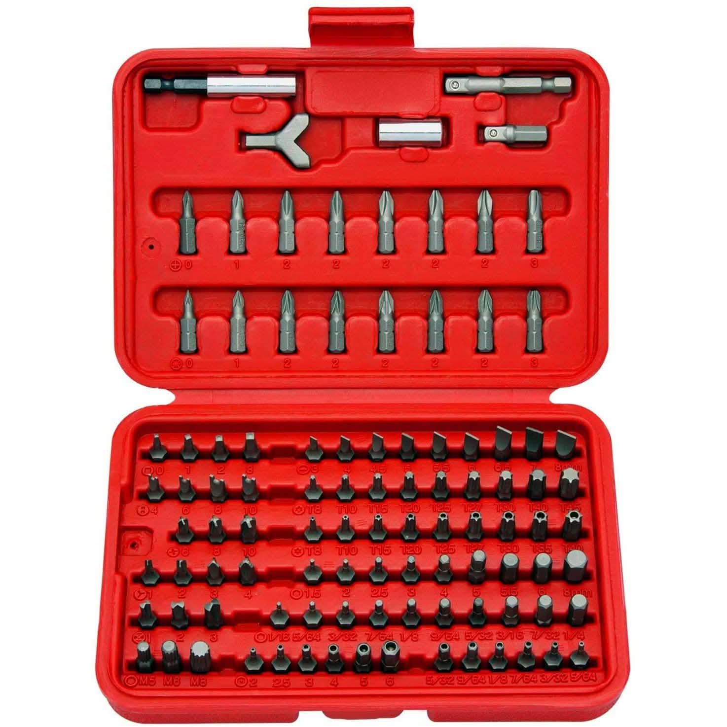 100-Piece: Neiko 10048A Premium Security Bit Set