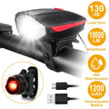 10000LM Bike Headlight USB Rechargeable