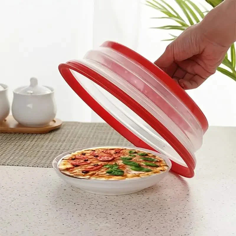 10.5 inch Collapsible Food Plate Lid Cover