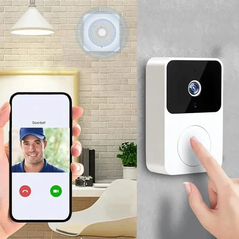 1080P WiFi Smart Video Doorbell with HD Night Vision, Two-Way Audio with App Control