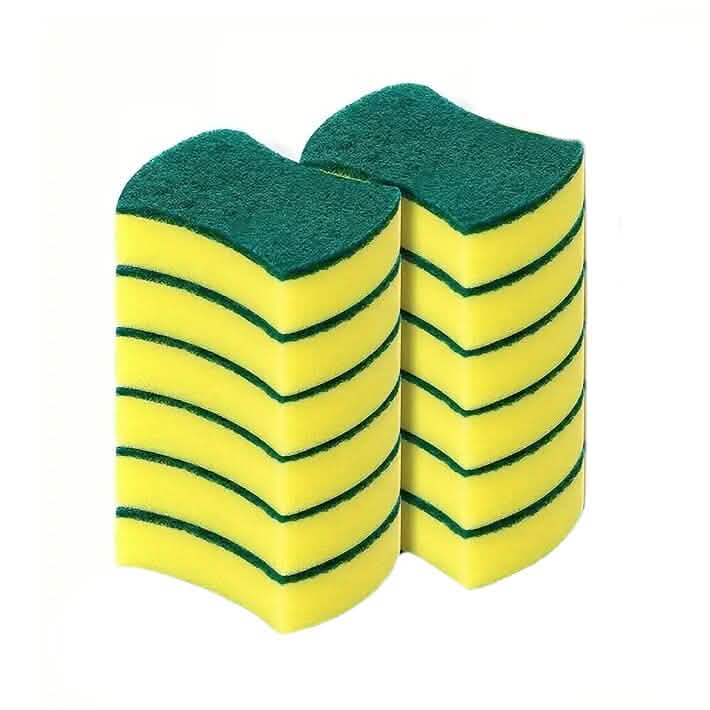 12-Piece: Ultra-Fine Microfiber Kitchen Cleaning Sponge
